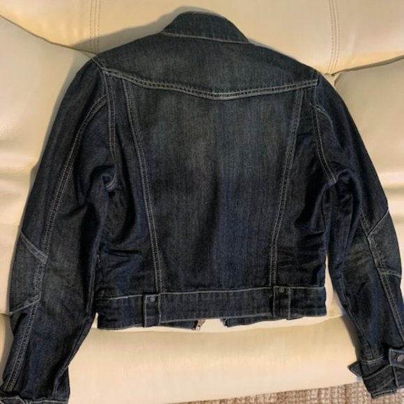 Dollhouse Crop Distressed Jean Jacket - Excellent Condition - Picture 6 of 10